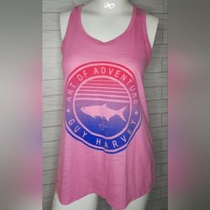 Guy Harvey fishing tank top 🌅💜